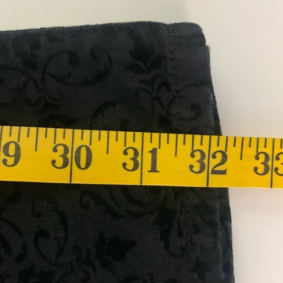 NYDJ Black Jacquard Ankle Slim Straight Jeans‎ - NWT - Picture 16 of 16